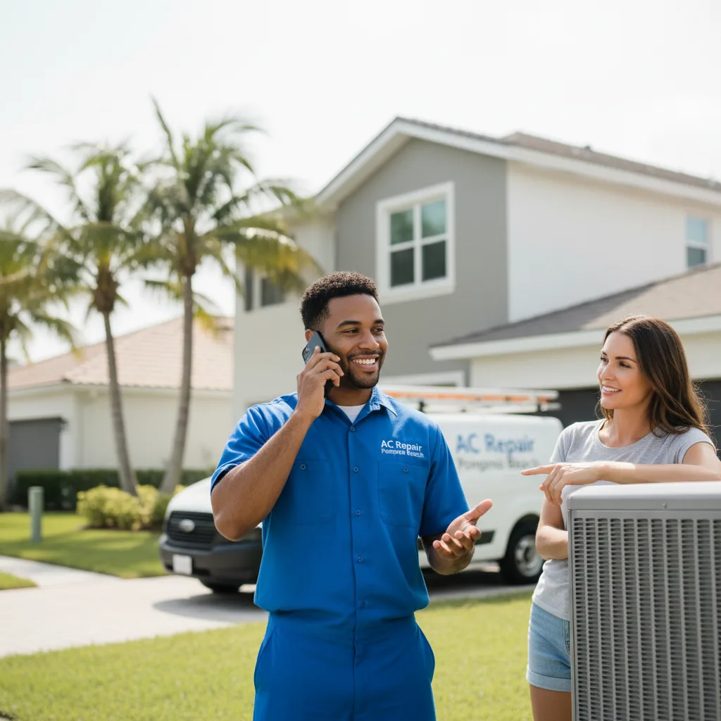 AC Repair Pompano Beach customer support in Three Bridges